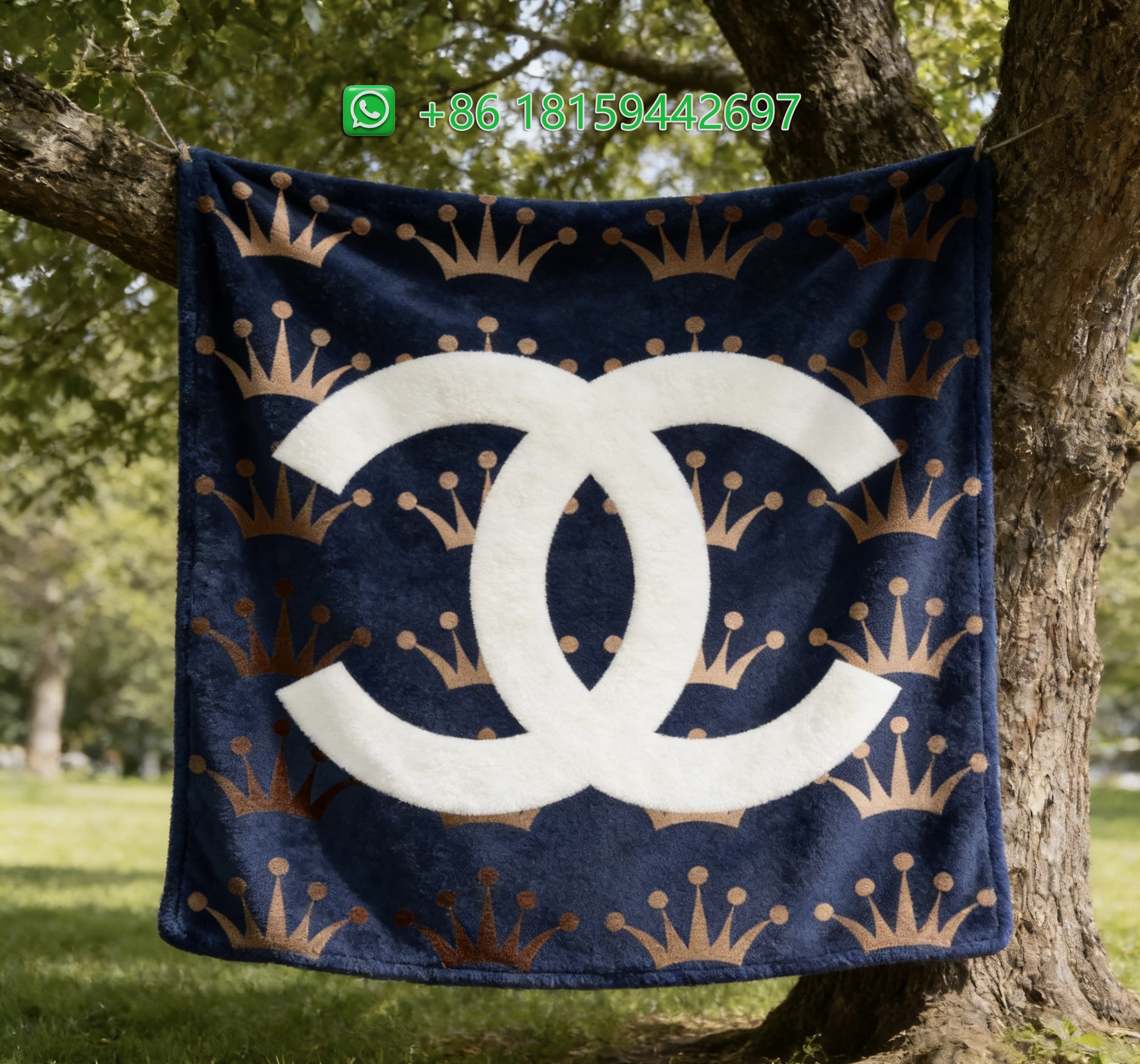 Chanel Throw Blankets